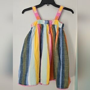 Tahari Multicolored Striped Kids Dress Size 4T